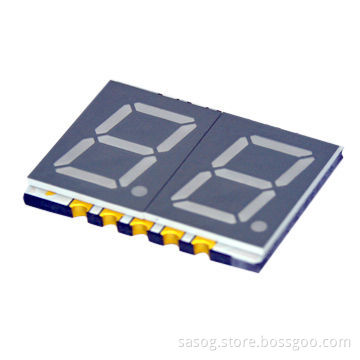 0.39-inch Dual Digit SMD LED Display, Red Color, 640nm, Common Anode